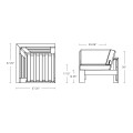 Thumbnail for Latitude Modular Corner Chair