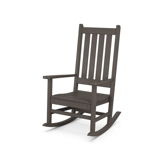 POLYWOOD Vineyard Porch Rocking Chair in Vintage Finish