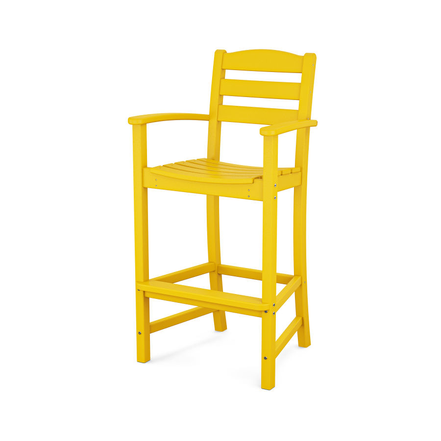 POLYWOOD La Casa Café Bar Arm Chair in Lemon