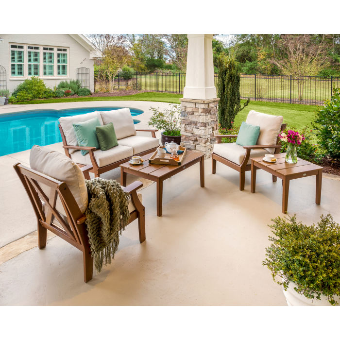 POLYWOOD® Braxton 5Piece Deep Seating Set PWS4872 POLYWOOD®