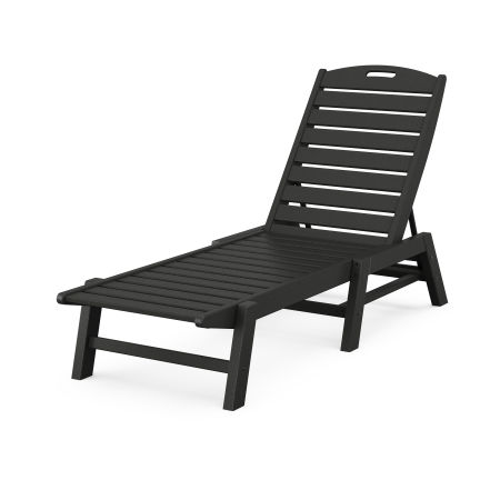 Nautical Chaise in Black