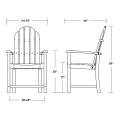 Thumbnail for Classic Upright Adirondack Chair