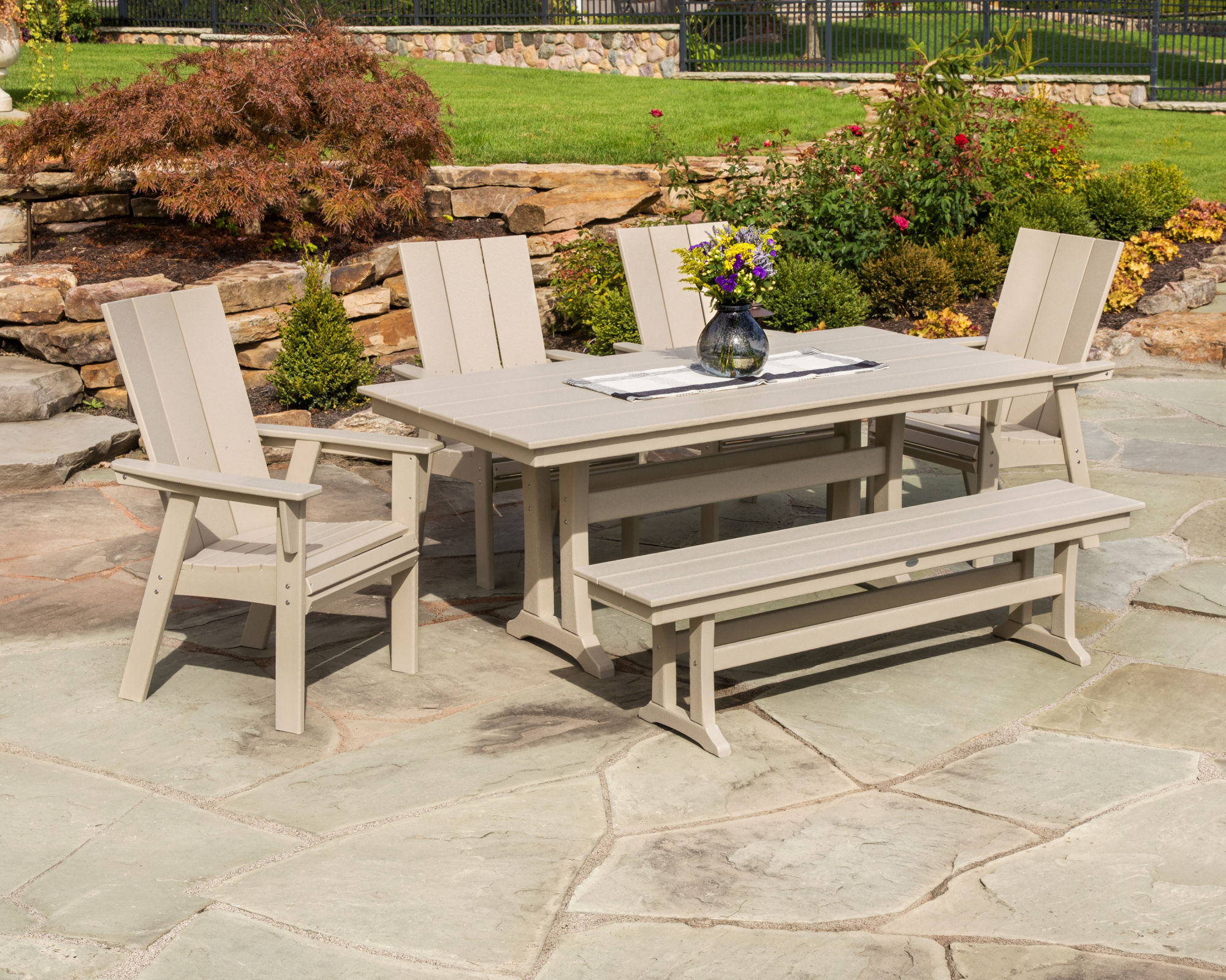 Polywood modern curveback adirondack deals
