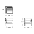 Thumbnail for Modular Corner Chair