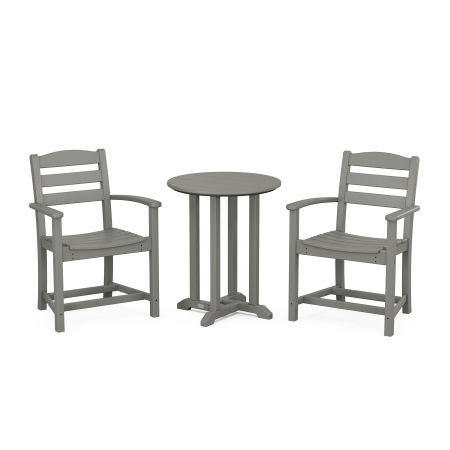 POLYWOOD La Casa Café 3-Piece Round Dining Set