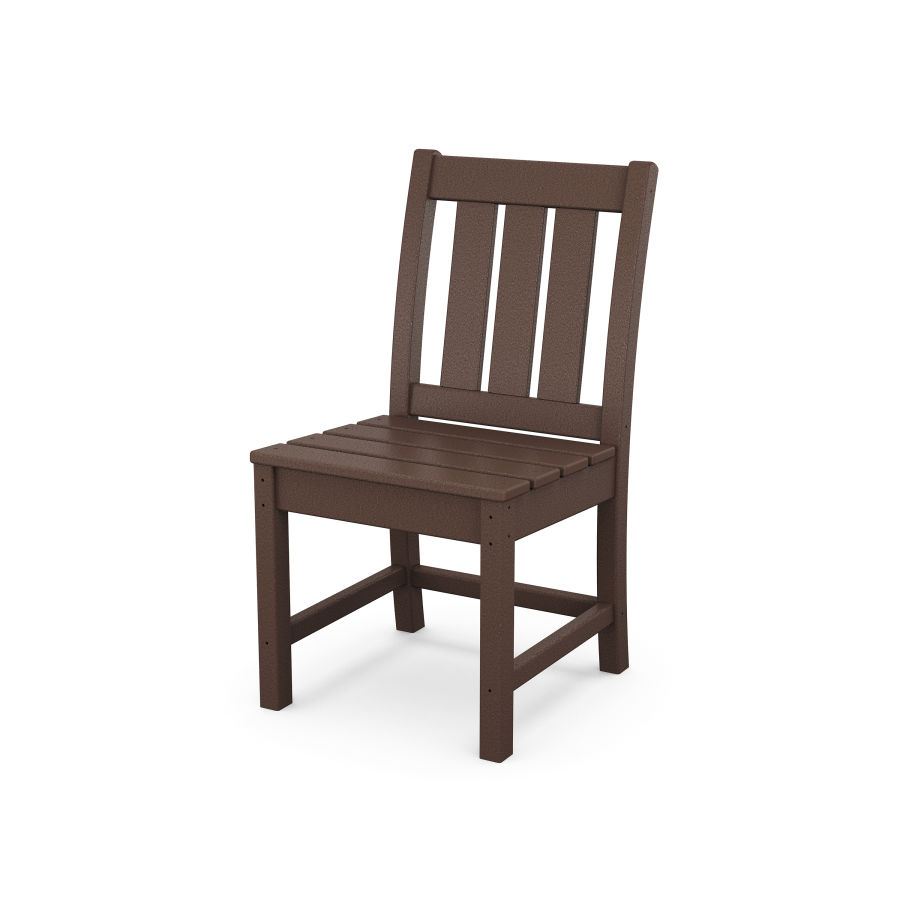 POLYWOOD Oxford Dining Side Chair in Mahogany