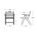 Thumbnail for Nautical Folding Lowback Chair