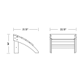 Thumbnail for South Beach Adirondack Ottoman