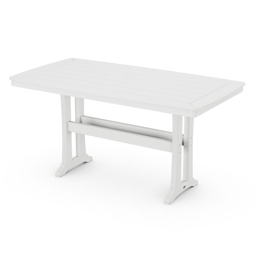 POLYWOOD Counter Table in White