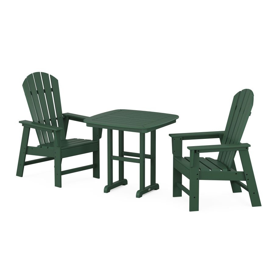 POLYWOOD South Beach 3-Piece Dining Set in Green