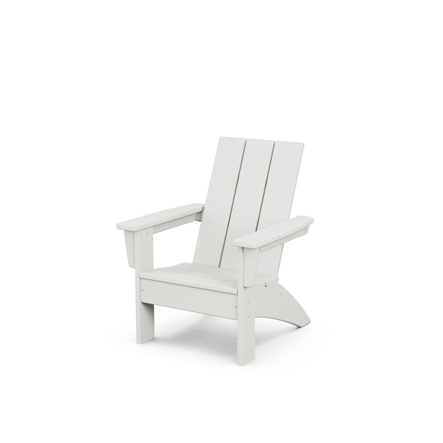 POLYWOOD Kids Modern Adirondack Chair in White