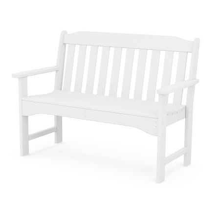 POLYWOOD Country Living 48" Garden Bench in White