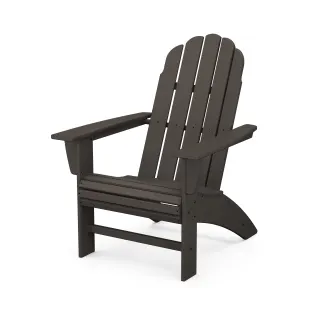 POLYWOOD Vineyard Curveback Adirondack Chair in Vintage Finish