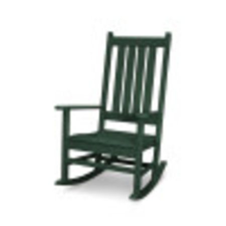 POLYWOOD Vineyard Porch Rocking Chair in Green
