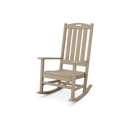 POLYWOOD Nautical Porch Rocking Chair in Vintage Sahara