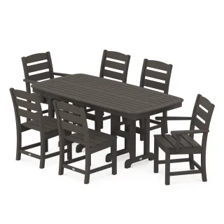 POLYWOOD Lakeside 7-Piece Dining Set in Vintage Finish