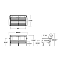 Thumbnail for Prairie Deep Seating Loveseat