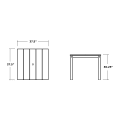Thumbnail for Parsons 38" X 38" Dining Table