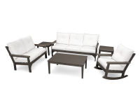 POLYWOOD® Vineyard 6-Piece Deep Seating Set in Vintage Finish - PWS354 ...