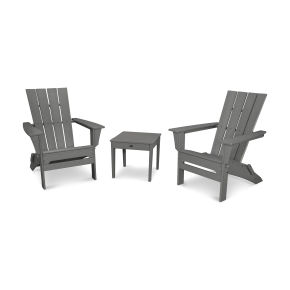 Quattro Folding Chair 3-Piece Adirondack Set