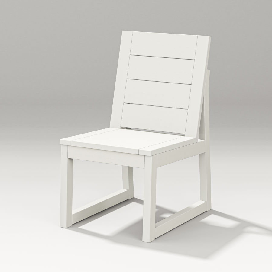 POLYWOOD Elevate Dining Side Chair in Vintage White
