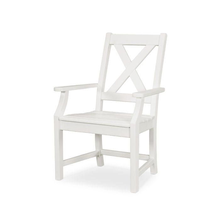 POLYWOOD Braxton Dining Arm Chair in Vintage Finish