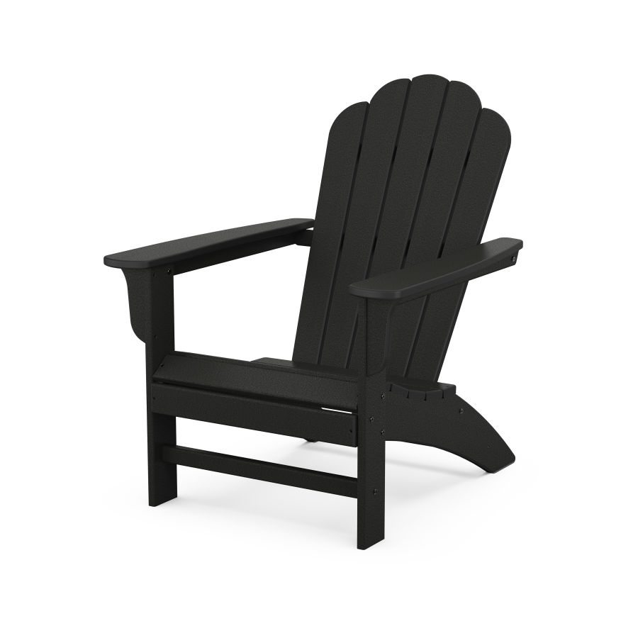 POLYWOOD Country Living Adirondack Chair in Black