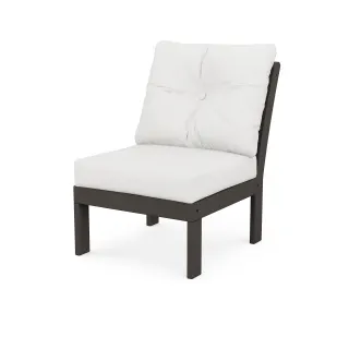 POLYWOOD Vineyard Modular Armless Chair in Vintage Finish