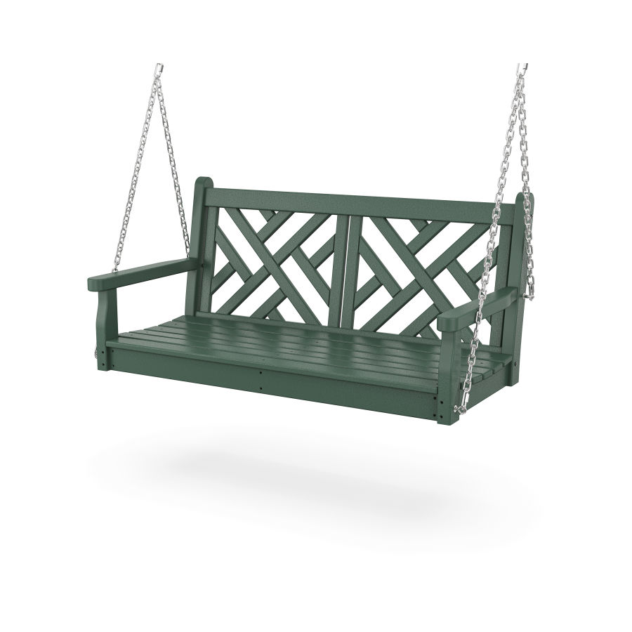 POLYWOOD Chippendale 48” Swing in Green
