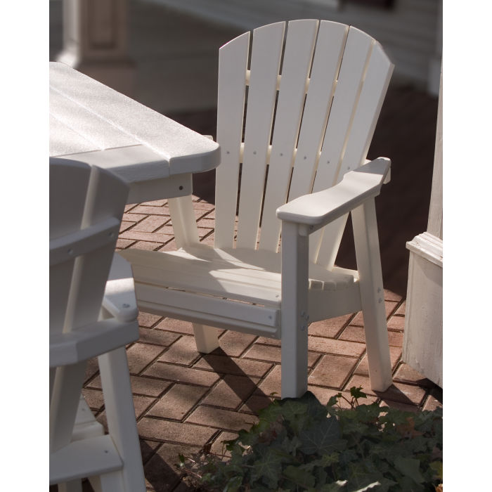 POLYWOOD Seashell Upright Adirondack Chair