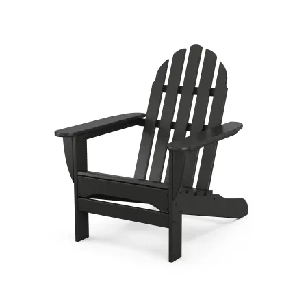 POLYWOOD Classics Adirondack Chair in Black