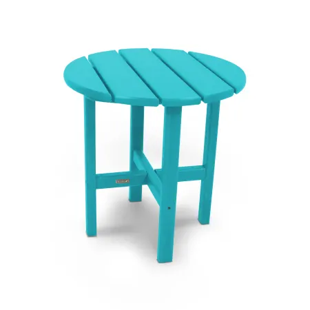 POLYWOOD 18" Round Side Table by Ivy Terrace™ in Aruba