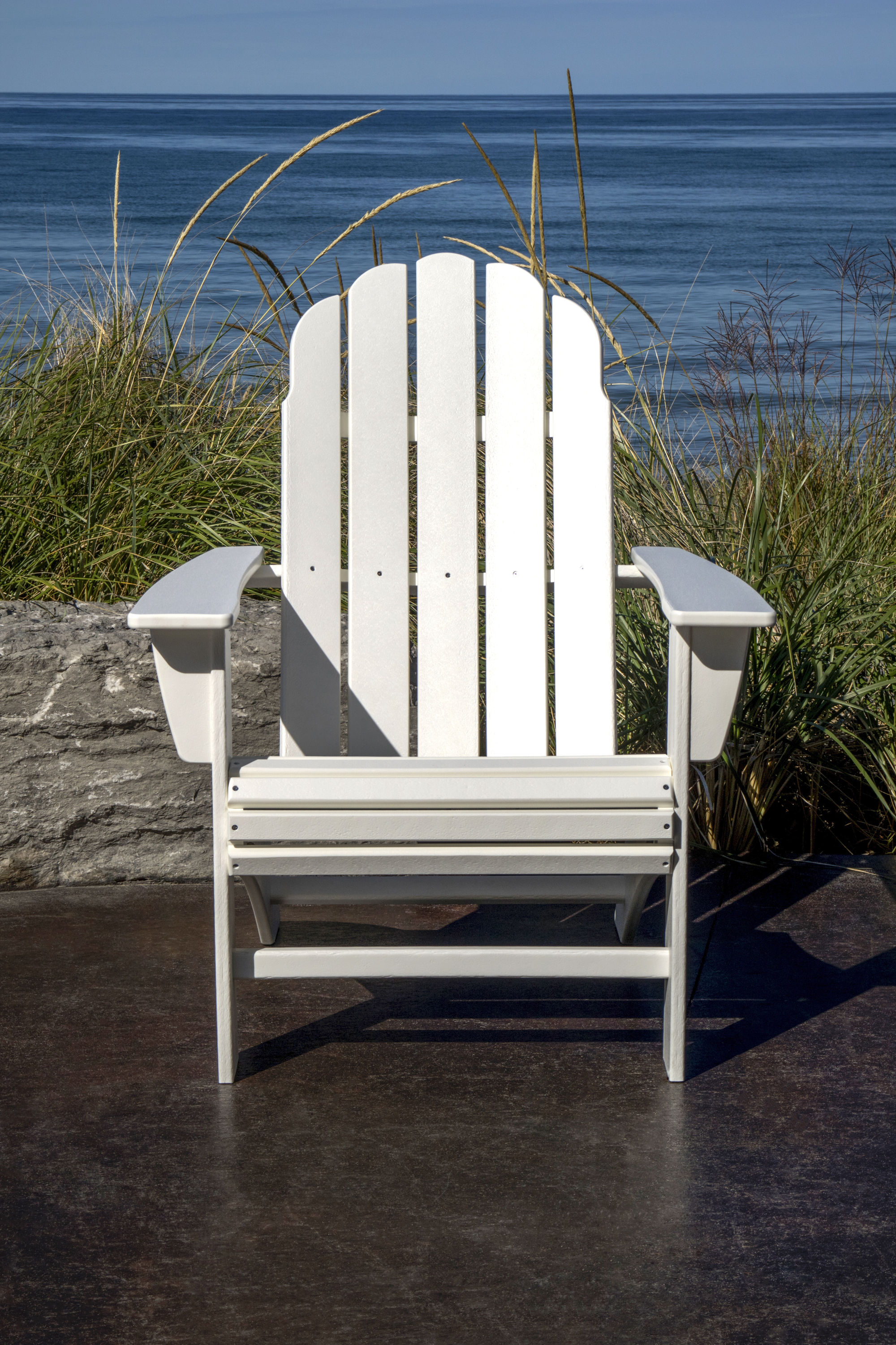 POLYWOOD® Vineyard Curveback Adirondack Chair AD600 POLYWOOD