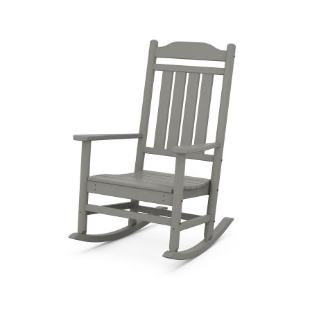POLYWOOD Country Living Legacy Rocking Chair in Slate Grey