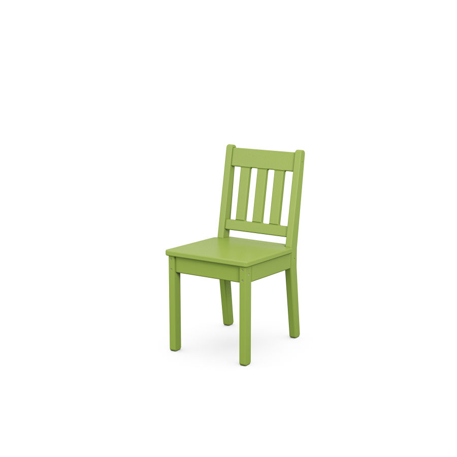 POLYWOOD Kids Vineyard Dining Chair in Lime