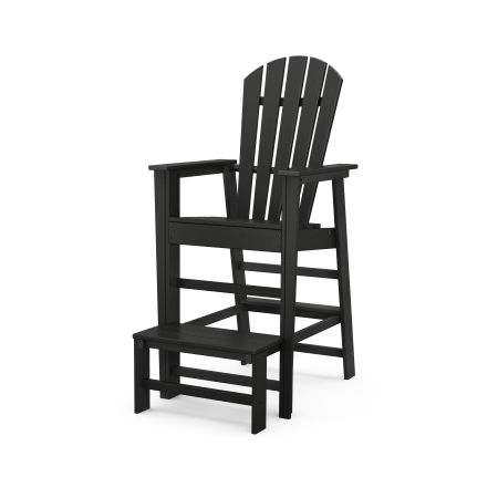 POLYWOOD South Beach Lifeguard Chair in Black