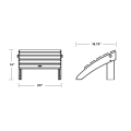 Thumbnail for Classic Adirondack Folding Ottoman