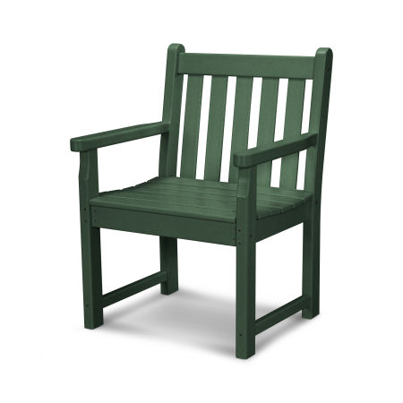 POLYWOOD Traditional Garden Arm Chair in Green