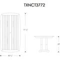 Thumbnail for Yacht Club 37" x 72" Dining Table