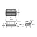 Thumbnail for Prairie Deep Seating Loveseat