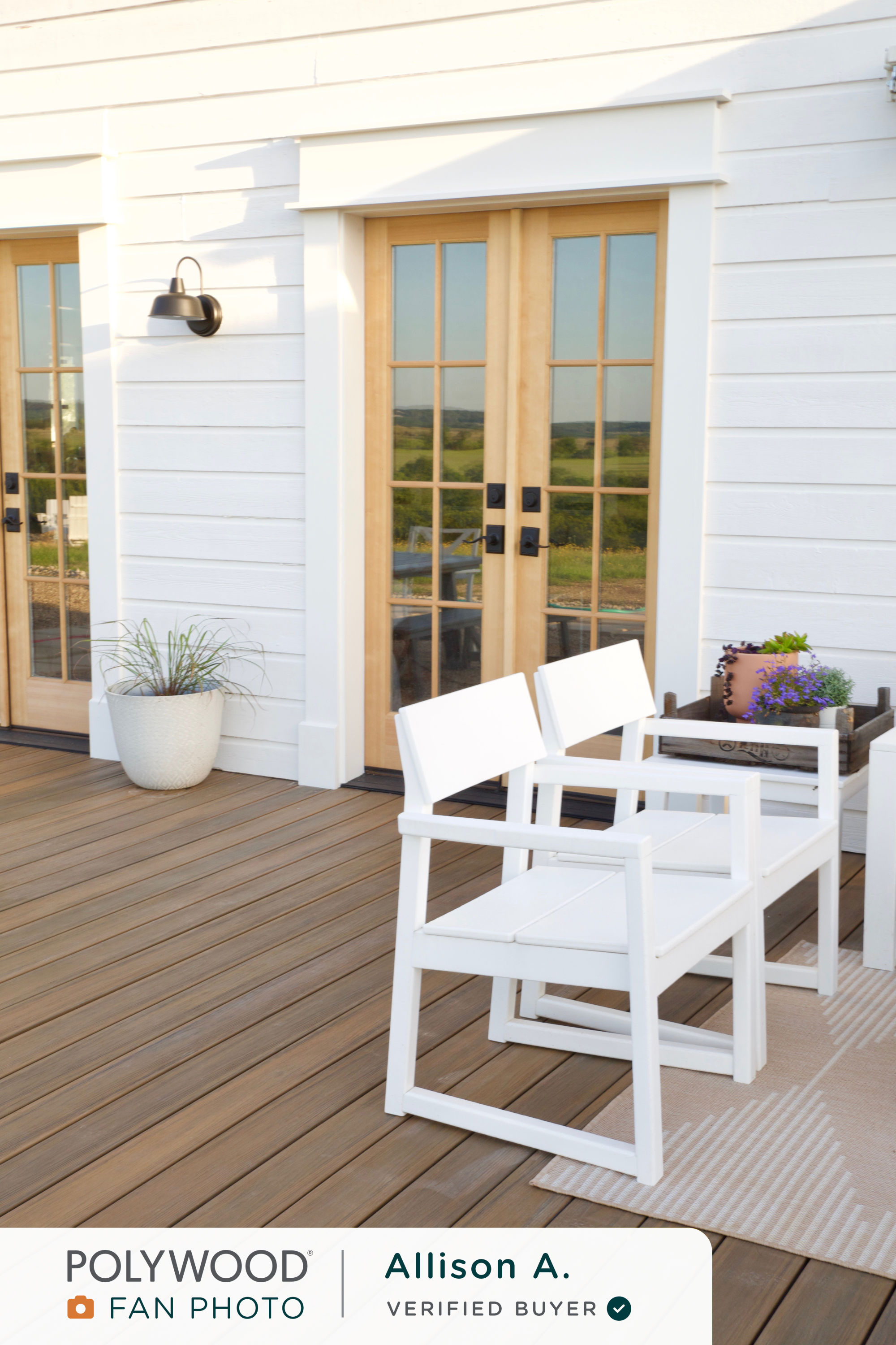 Polywood edge sales club chair