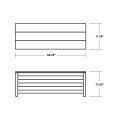 Thumbnail for Nautical 48" Storage Bench