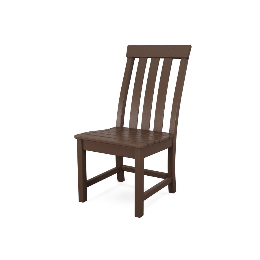 POLYWOOD Prescott Dining Side Chair in Mahogany