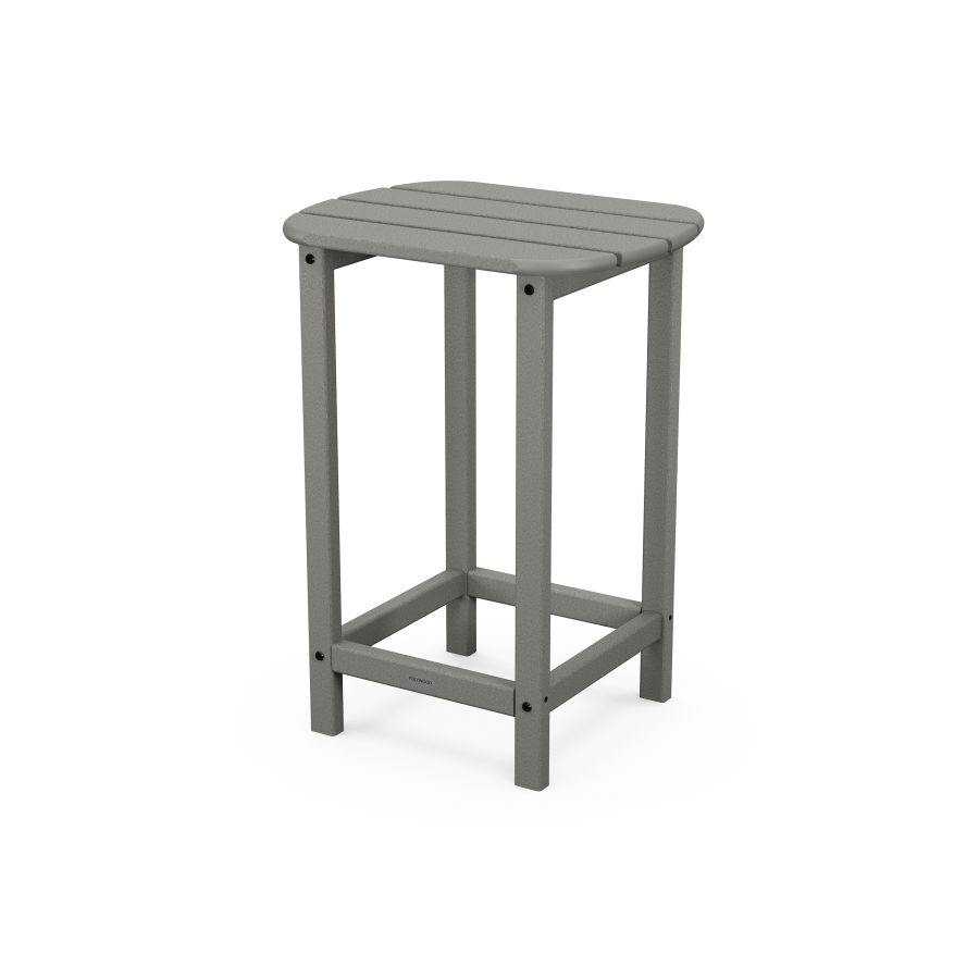 POLYWOOD 26" Counter Side Table in Slate Grey