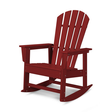 South Beach Rocking Chair in Crimson Red