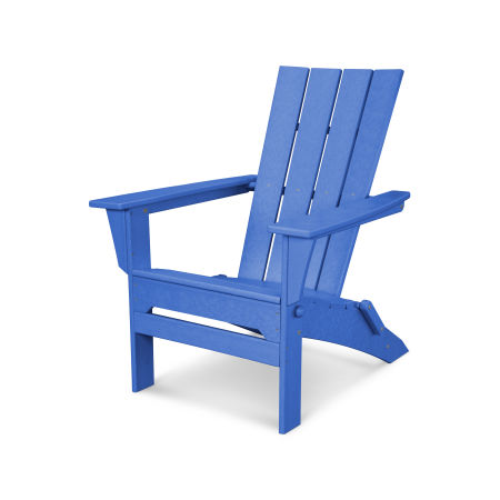 POLYWOOD Quattro Folding Adirondack in Pacific Blue