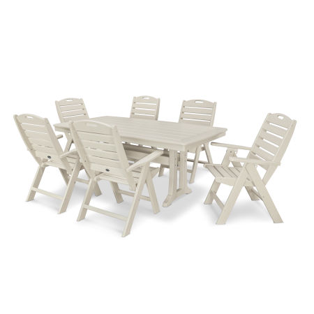 7 Piece Nautical Dining Set in Sand