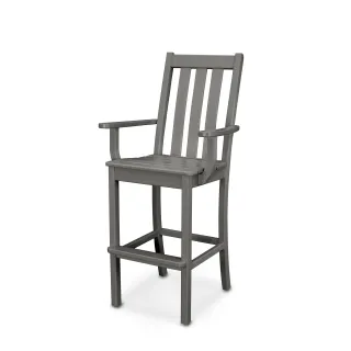 POLYWOOD Vineyard Bar Arm Chair