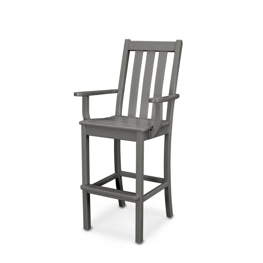 POLYWOOD Vineyard Bar Arm Chair