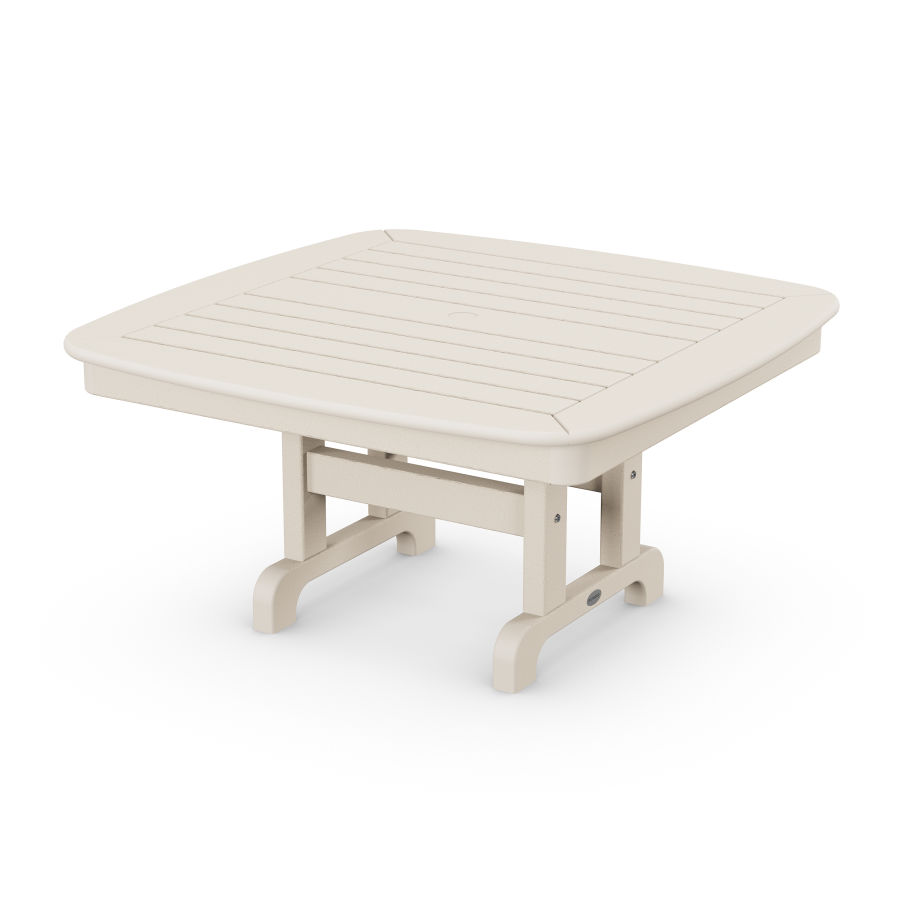 POLYWOOD Nautical 37" Conversation Table in Sand